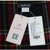 凯妍时尚 100%羊毛百搭英伦条纹格子围巾披肩